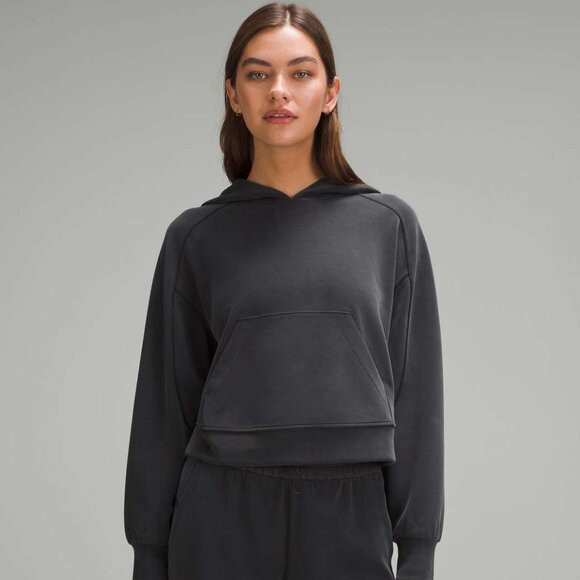 lululemon Softstreme Hoodie Black Size 8 - Picture 1 of 6